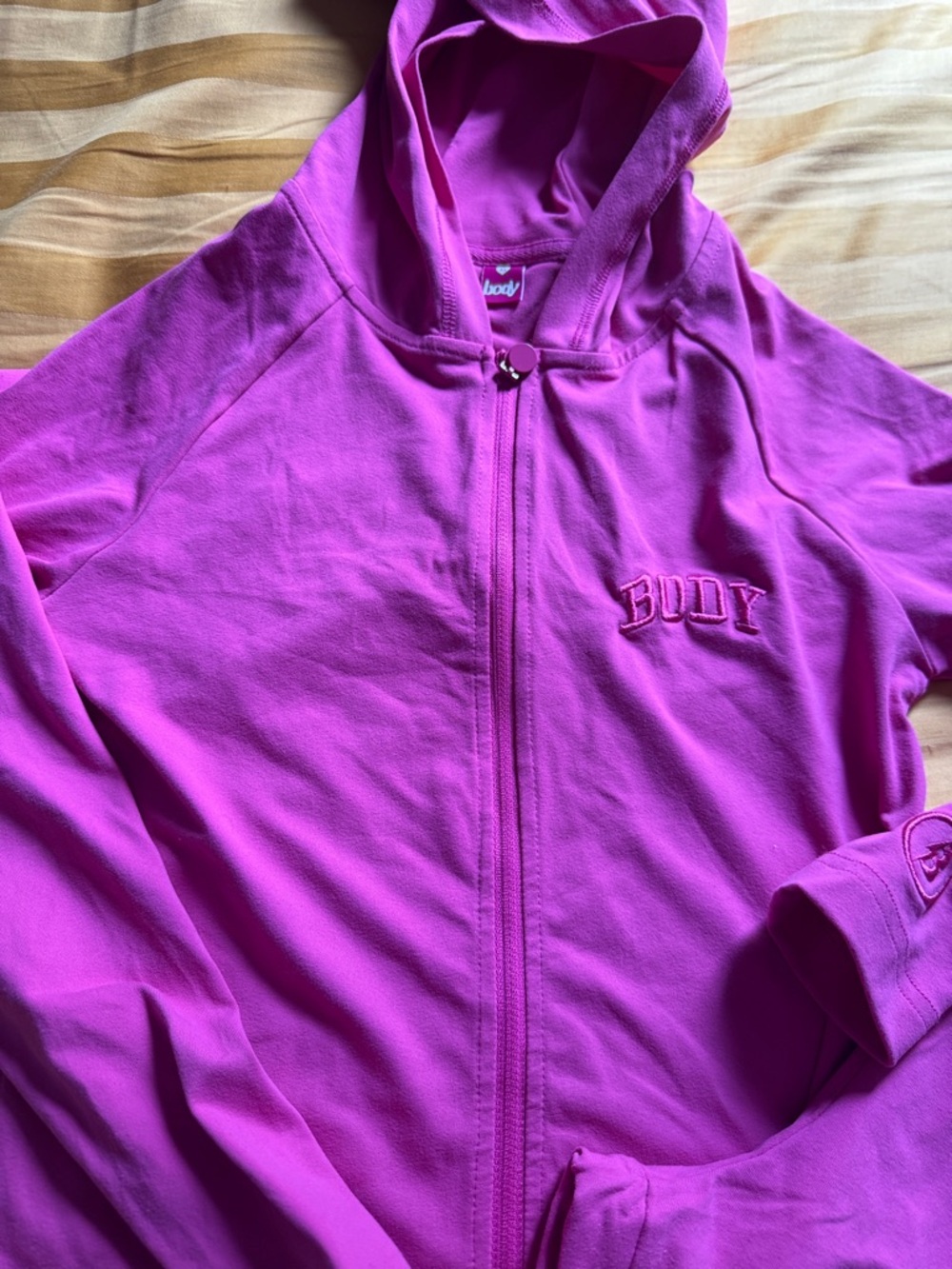 Body by Raven Pink Zip-Up HoodieSet - Picture 2 of 9
